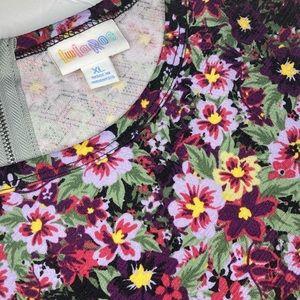 LulaRoe Amelia XL PANSIES